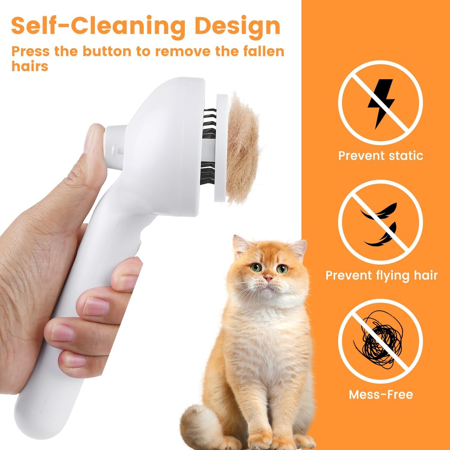 SteamPaw™ 3-in-1 Grooming Brush